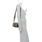 GG Supreme Monogram Web Mini Ophidia Bag Beige Ebony