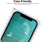 Entronix Anti-Spy Privacy Screen Protector Compatible with Galaxy A06 - 3-Piece Combo