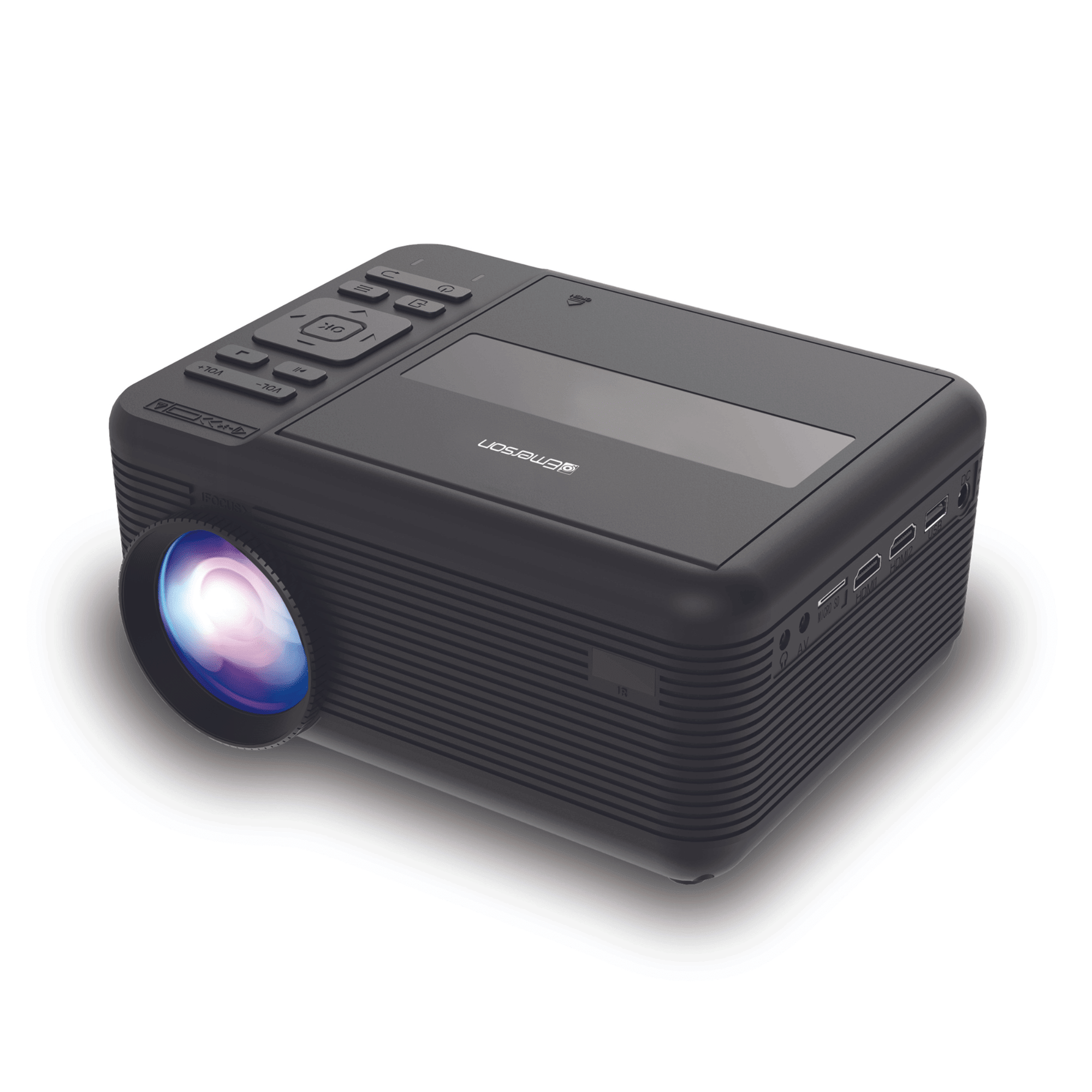 150" Home Theater LCD Projector Combo with Built-In DVD Player