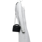 Ultra Matte Calfskin Cannage Mini Lady Dior Black