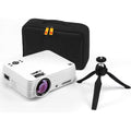 Kodak Flik X7 Home Projector, 1080p Support, Portable 4.0 LED Projector with Tripod & Case