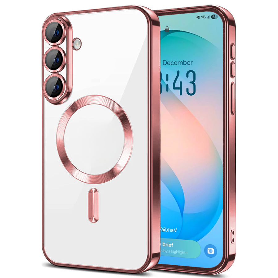 [DIS] Entronix [Magnetic] Case Compatible with Galaxy S26 - [Clear Back] Luxury Glossy Cover