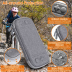 Carrying Case Compatible with Nintendo Switch EVA Hard Shell Console Storage Bag Pouch Case with 10 Game Catridge Slots