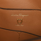 Calfskin Trapezio Crossbody Brown