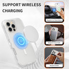 Entronix [Magnetic] Case Compatible with iPhone 16 Pro - [Clear] Triple-Layer Heavy Duty Protection