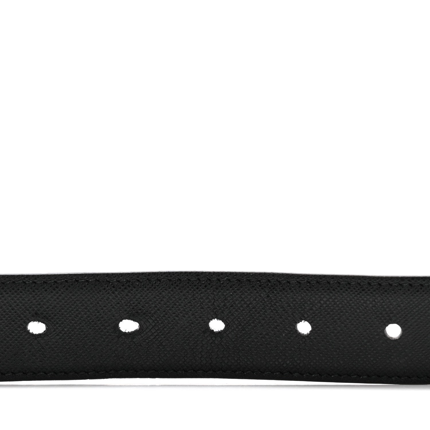 Saffiano Triangle Belt 100 40 Black