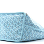 Goyardine Embroidered Flamingo Reversible Anjou PM Sky Blue