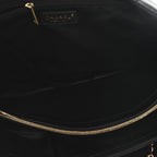 Lambskin Quilted Large Tote Black