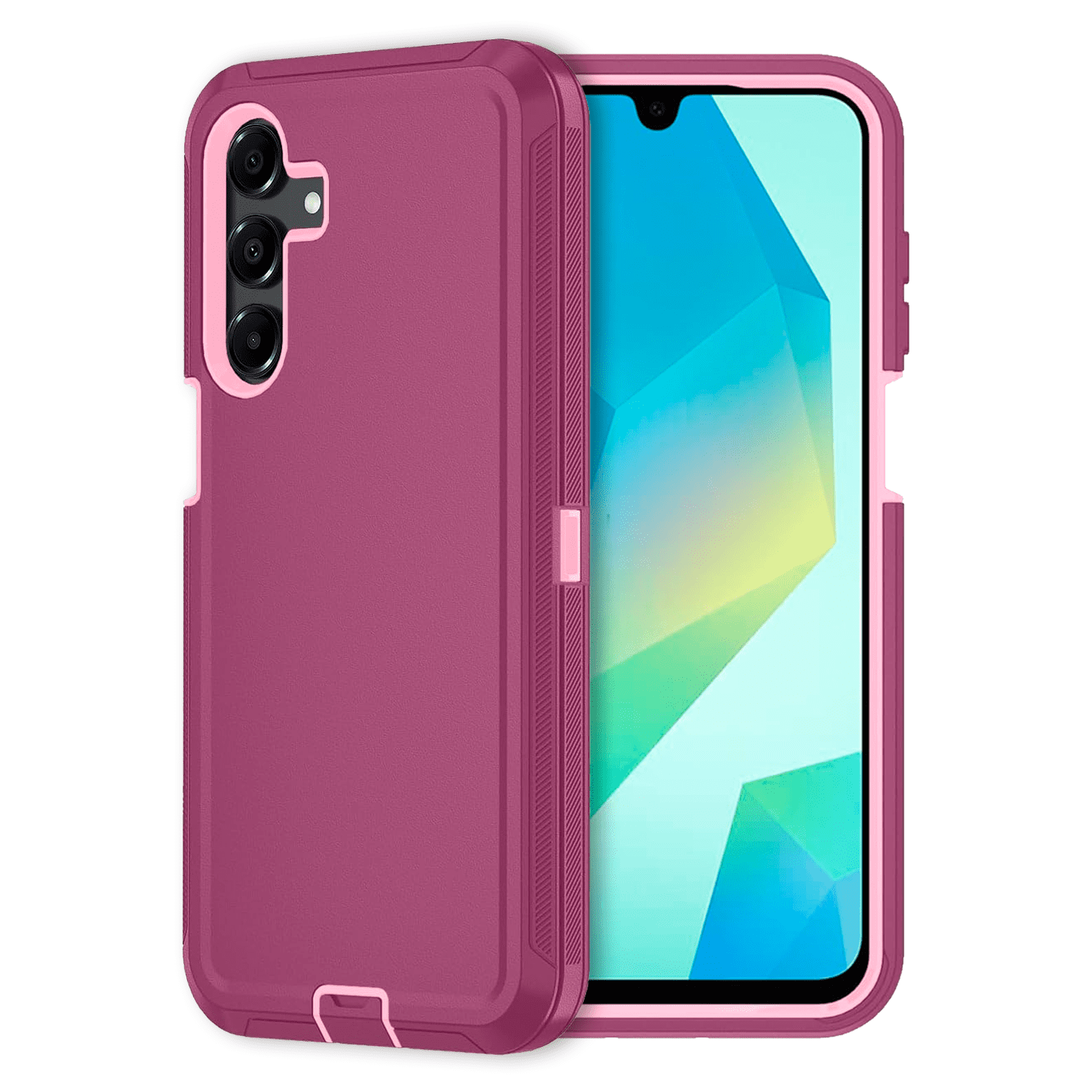 Entronix Case Compatible with Galaxy A16 - Triple-Layer Heavy Duty Protection