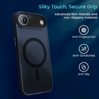 Entronix [Magnetic] Case Compatible with iPhone 17 Air - Translucent Frosted Matte