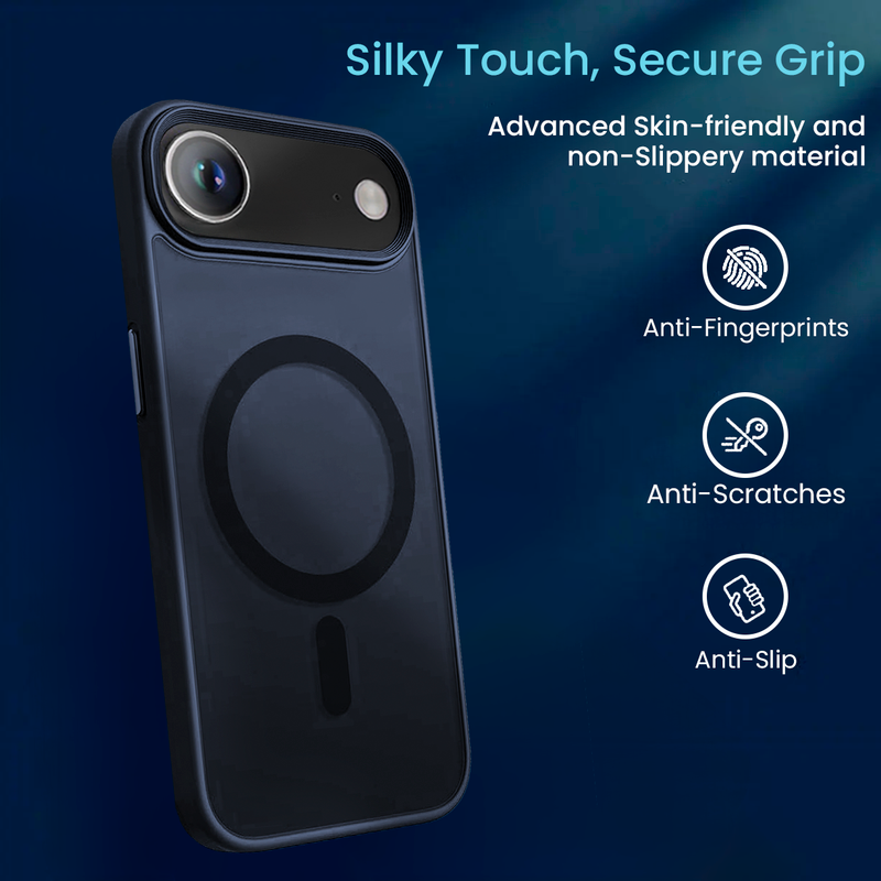 Entronix [Magnetic] Case Compatible with iPhone 17 Air - Translucent Frosted Matte