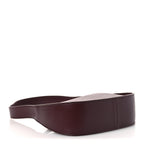 Grained Calfskin Half Moon Shoulder Bag Raisin
