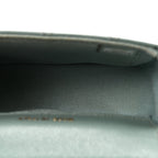 Caviar Quilted Mini Clutch With Chain Light Green