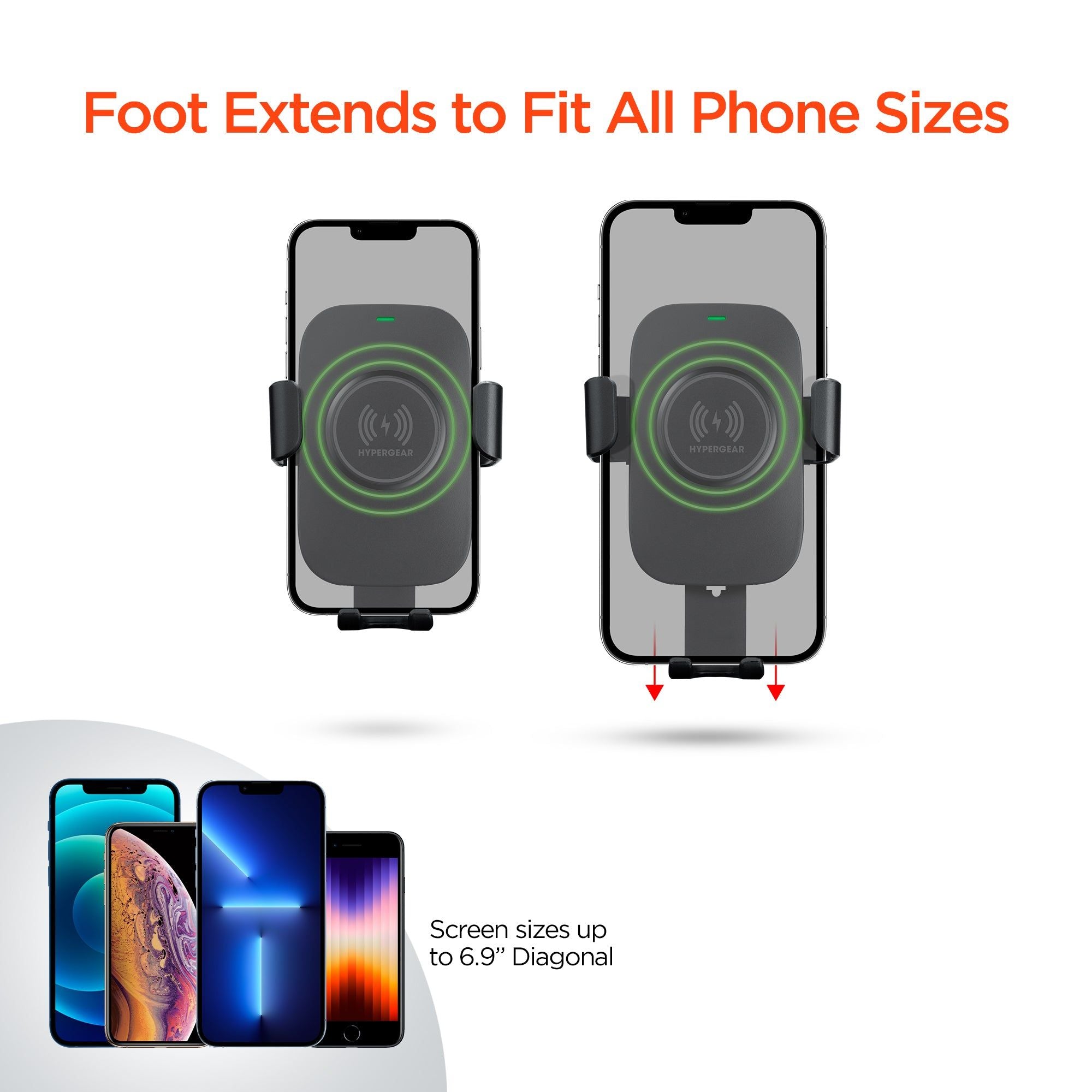 Gravity 15W Wireless Fast Charge Mount