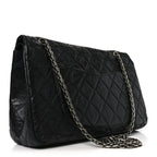 Aged Calfskin Quilted 2.55 Reissue 226 Flap Black