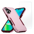 Entronix Bundle Compatible with iPhone 17 - Soft-Touch Dual-Layer Case & 1 Clear Screen Protector