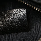 GG Monogram Double Pocket Belt Bag Black
