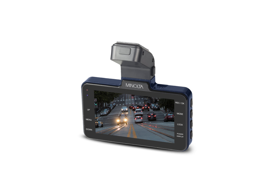MINOLTA MNCD370 1080P Car Camcorder w/3.0" LCD Monitor (Blue)