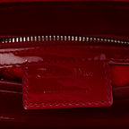 Patent Cannage Medium Lady Dior Red