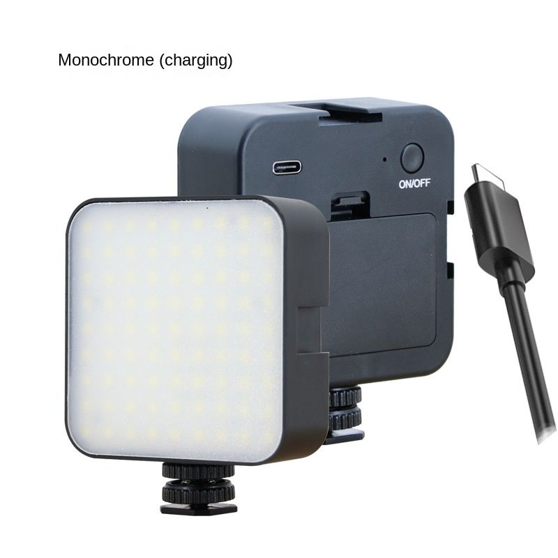 Mini fill light; portable pocket; dual color soft light; Rechargeable package mobile phone; live camera; lighting; small camera; photography light