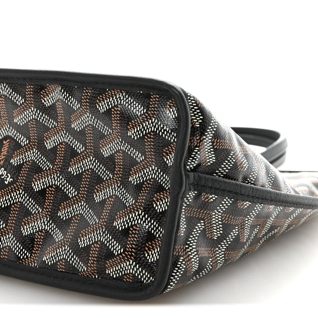 Goyardine Reversible Mini Anjou Black