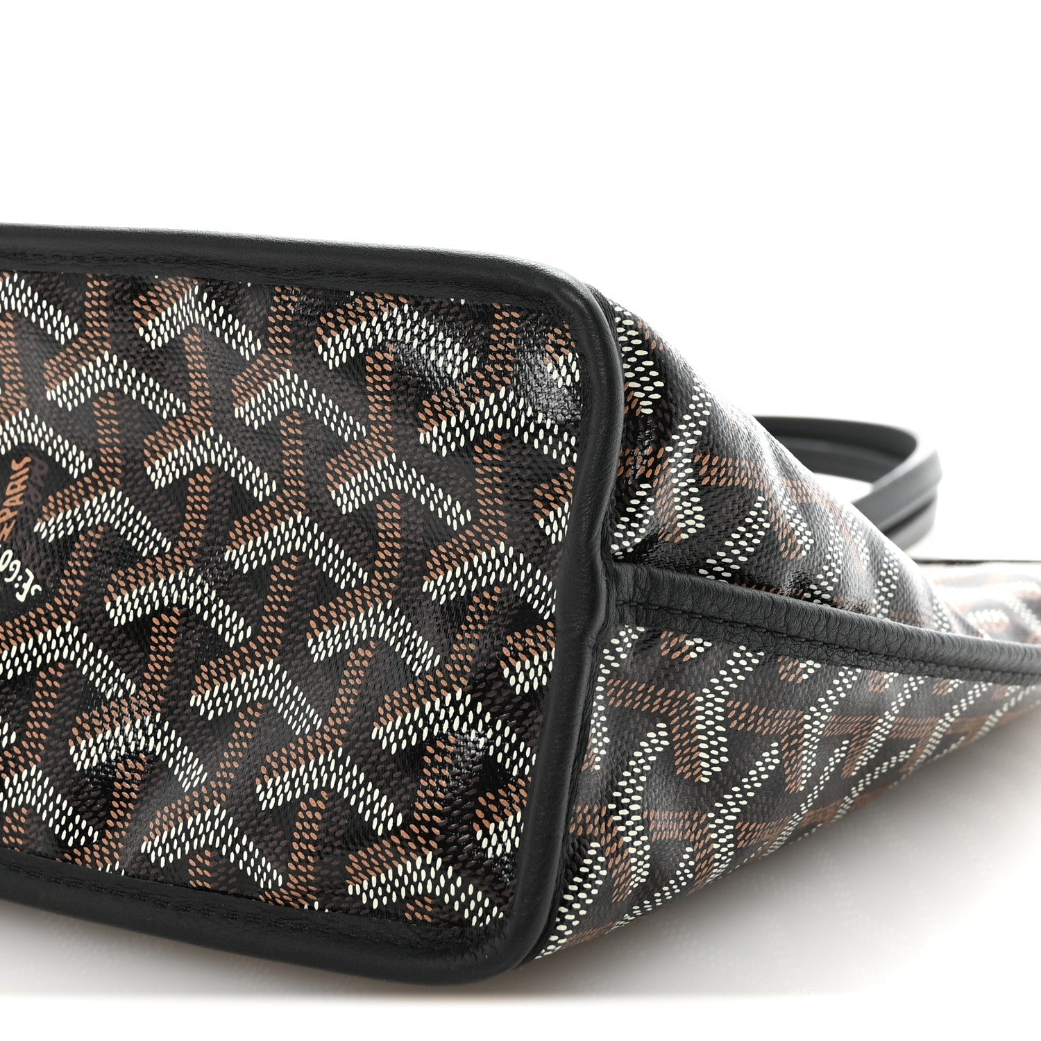 Goyardine Reversible Mini Anjou Black