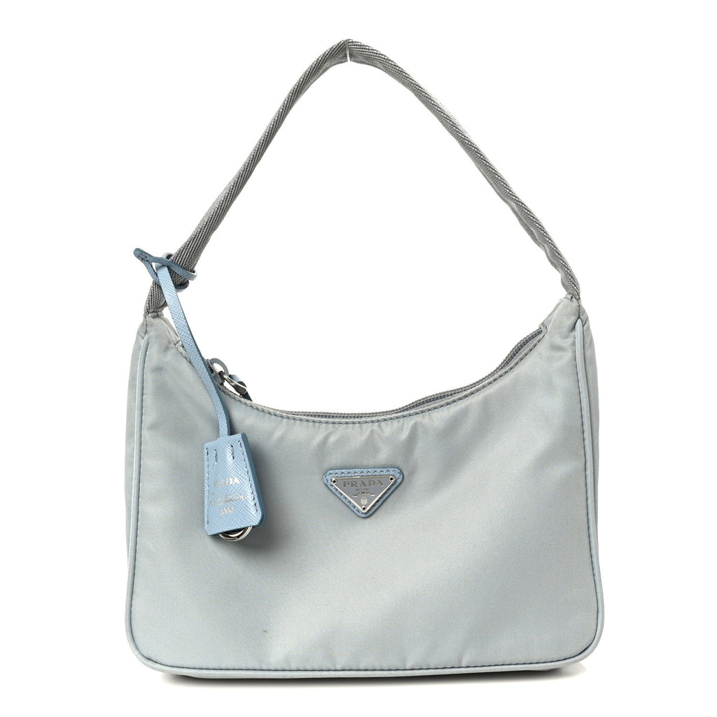 Tessuto Nylon Mini Re-Edition 2000 Bag Astrale