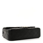 Lambskin Quilted Medium Westminster Pearl Flap Black