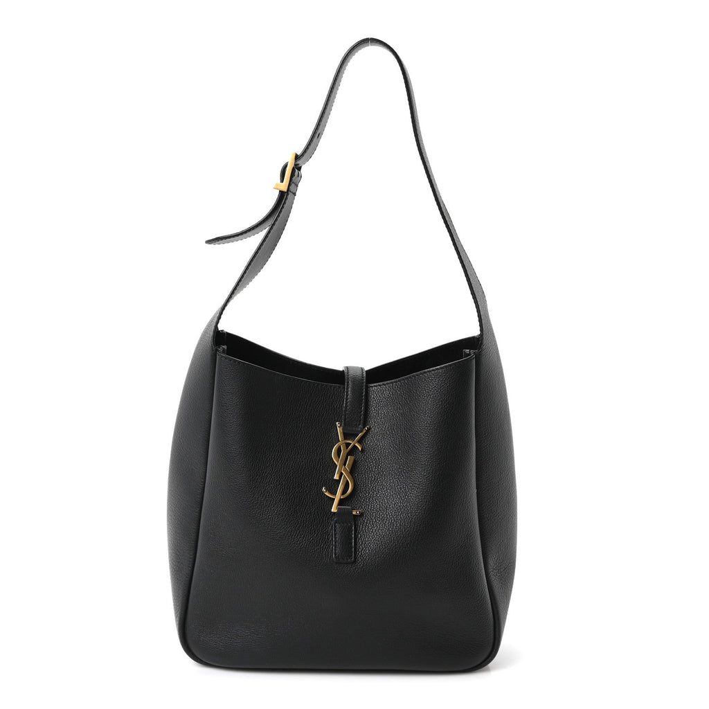 Smooth Calfskin Small Le 5 A 7 Soft Hobo Black