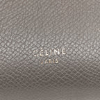 Grained Calfskin Micro Belt Bag Grey