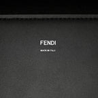 Vitello King Plexiglass Medium Fendi Sunshine Shopper Tote Black White