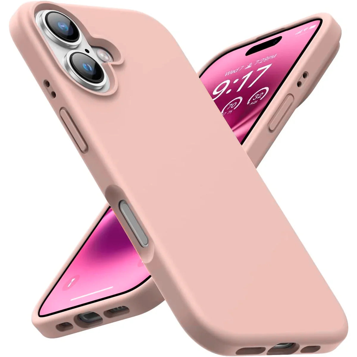 Entronix Case Compatible with iPhone 16 Plus - Soft-Touch Liquid Silicone