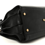 Grained Calfskin Small Supple Sac De Jour Black