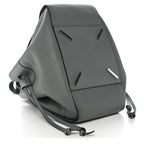 Grained Calfskin Medium Hammock Shoulder Bag Blue