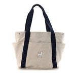 H Canvas Cabriole Nappy Bag Gris Perle