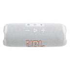 JBL Flip 7 Portable Bluetooth Speaker (White)