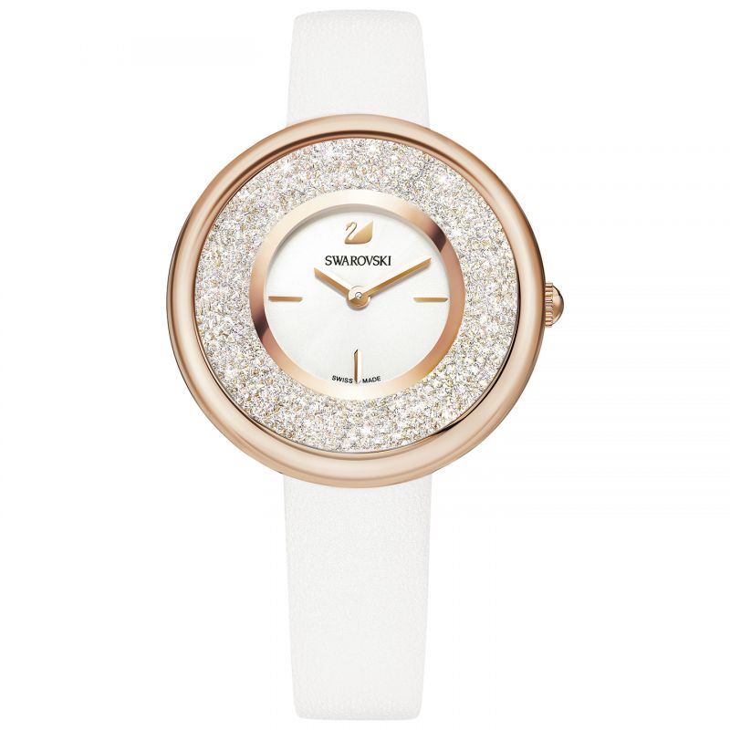 Swarovski Watch Crystalline Pure Rose Gold White