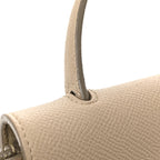 Grained Calfskin Nano Belt Bag Light Taupe