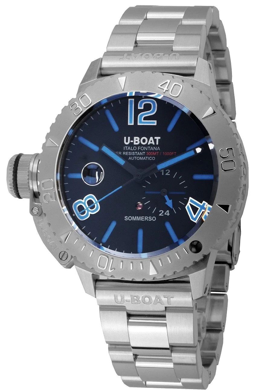 U-Boat Watch Automatic Watch Sommerso Diver Blue