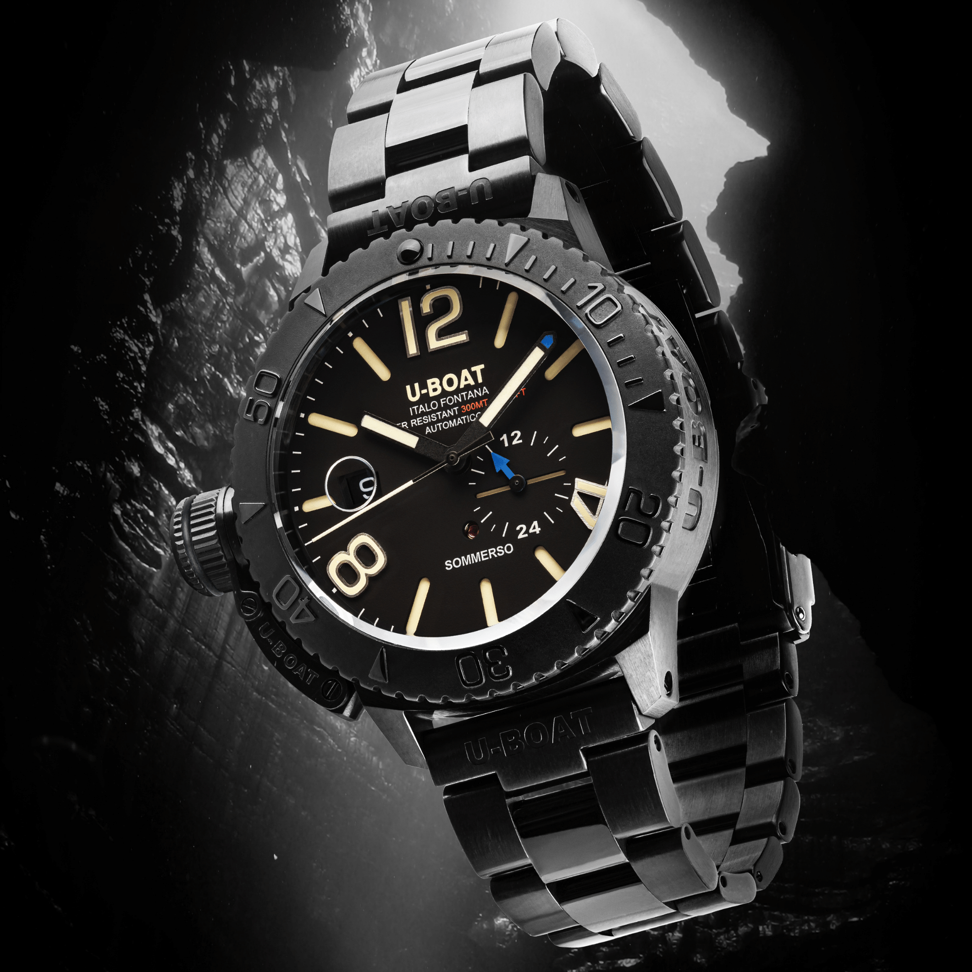 U-Boat Sommerso DLC Diver Men’s Black Watch