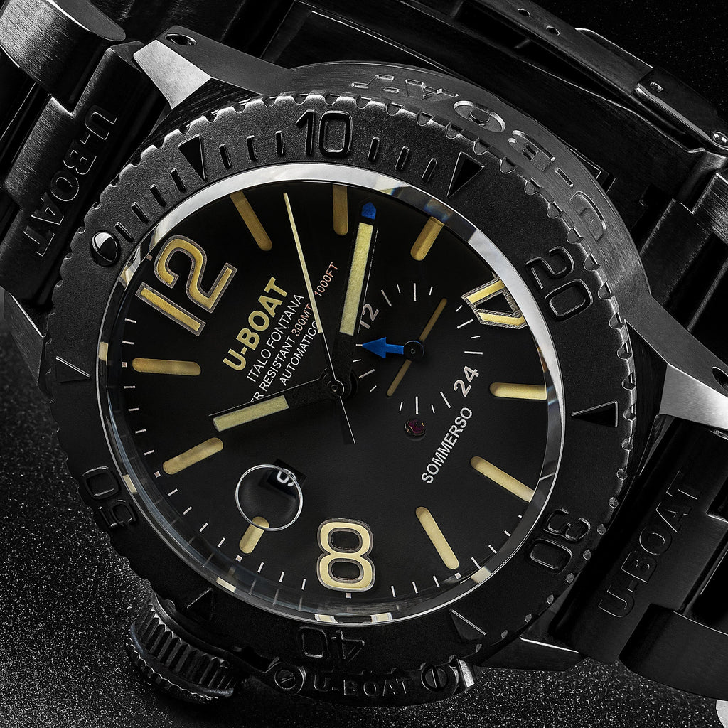 U-Boat Sommerso DLC Diver Men’s Black Watch
