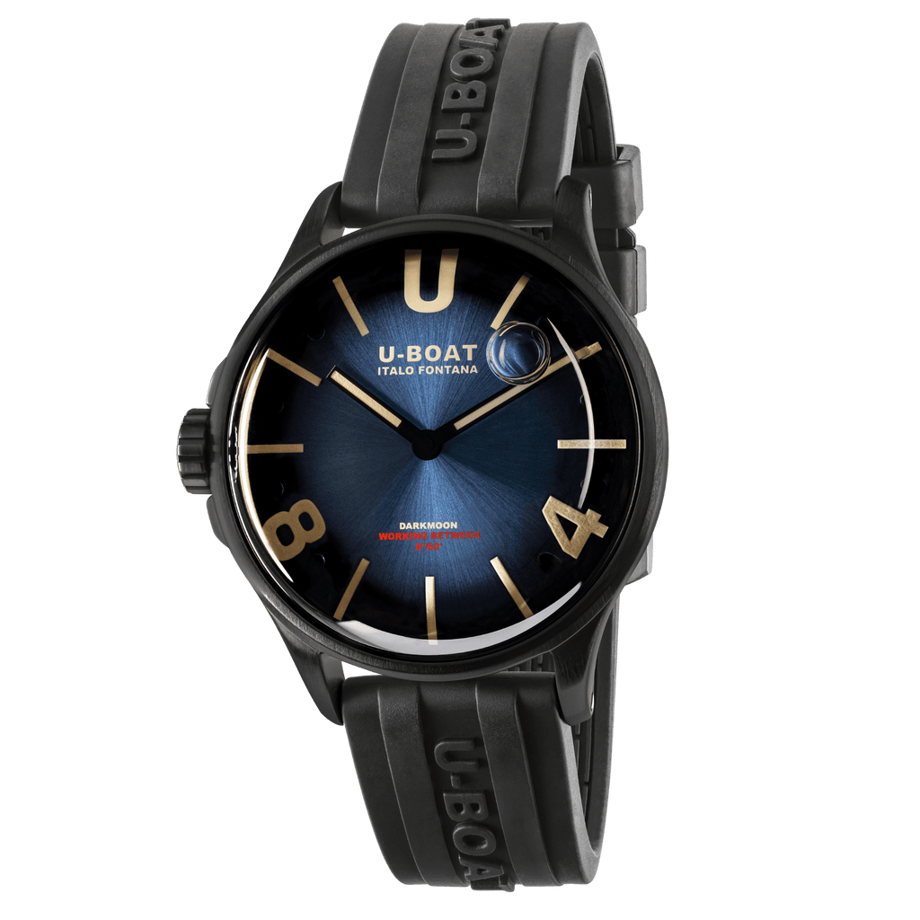 U-Boat Watch Darkmoon 40 Blue Soleil Black PVD
