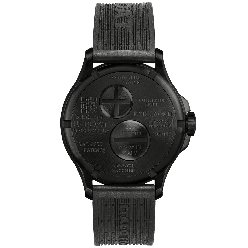 U-Boat Watch Darkmoon 40 Blue Soleil Black PVD