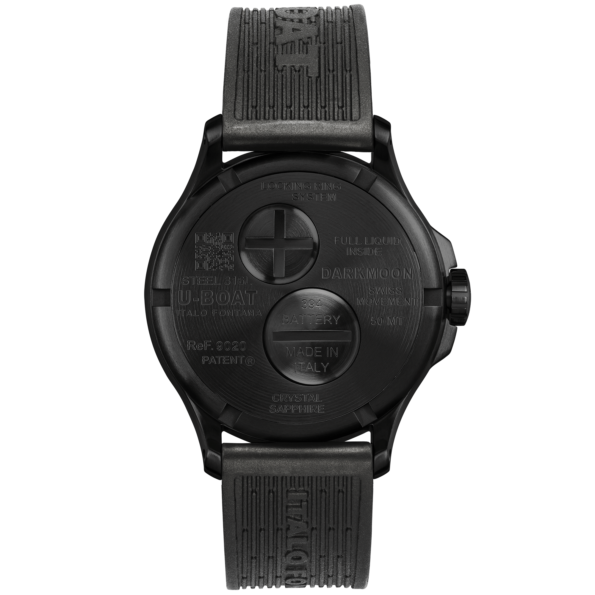U-Boat Watch Darkmoon 40 Blue Soleil Black PVD