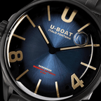 U-Boat Watch Darkmoon 40 Blue Soleil Black PVD