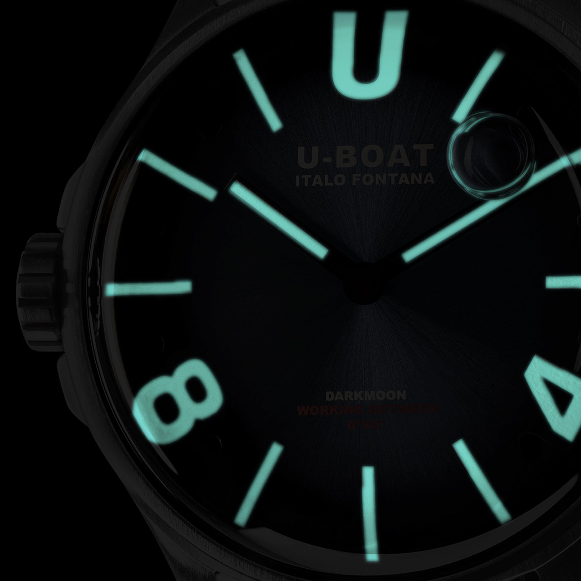U-Boat Watch Darkmoon 40 Blue Soleil Steel