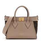 Calfskin Monogram On My Side PM Greige