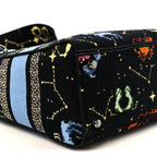Canvas Pixel Zodiac Embroidered Medium Lady D-Lite Nero Multicolor