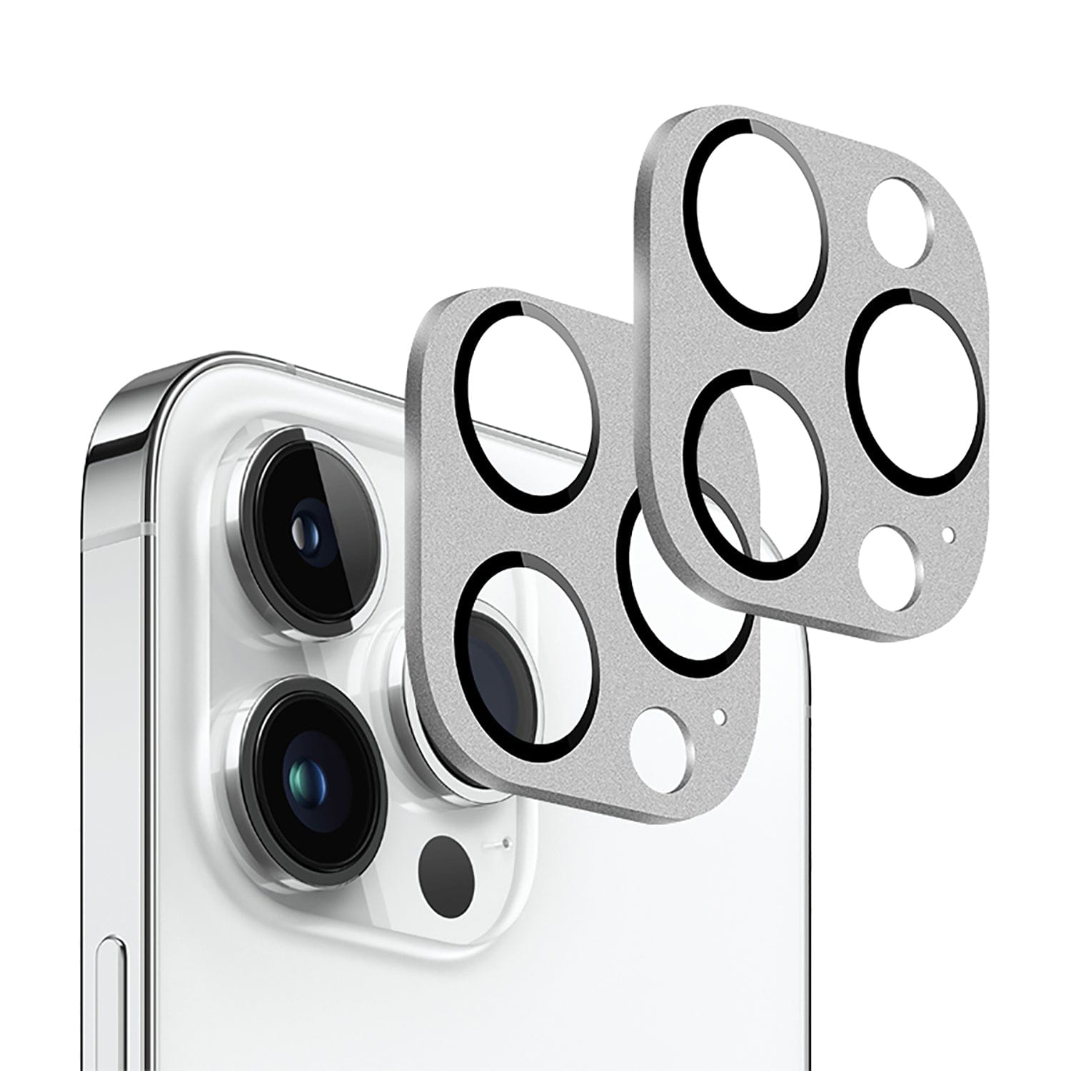 SAHARA - ZeroDamage HD Flexible Glass Camera Lens Protector (2-Pack) - iPhone 14 Pro and Pro Max