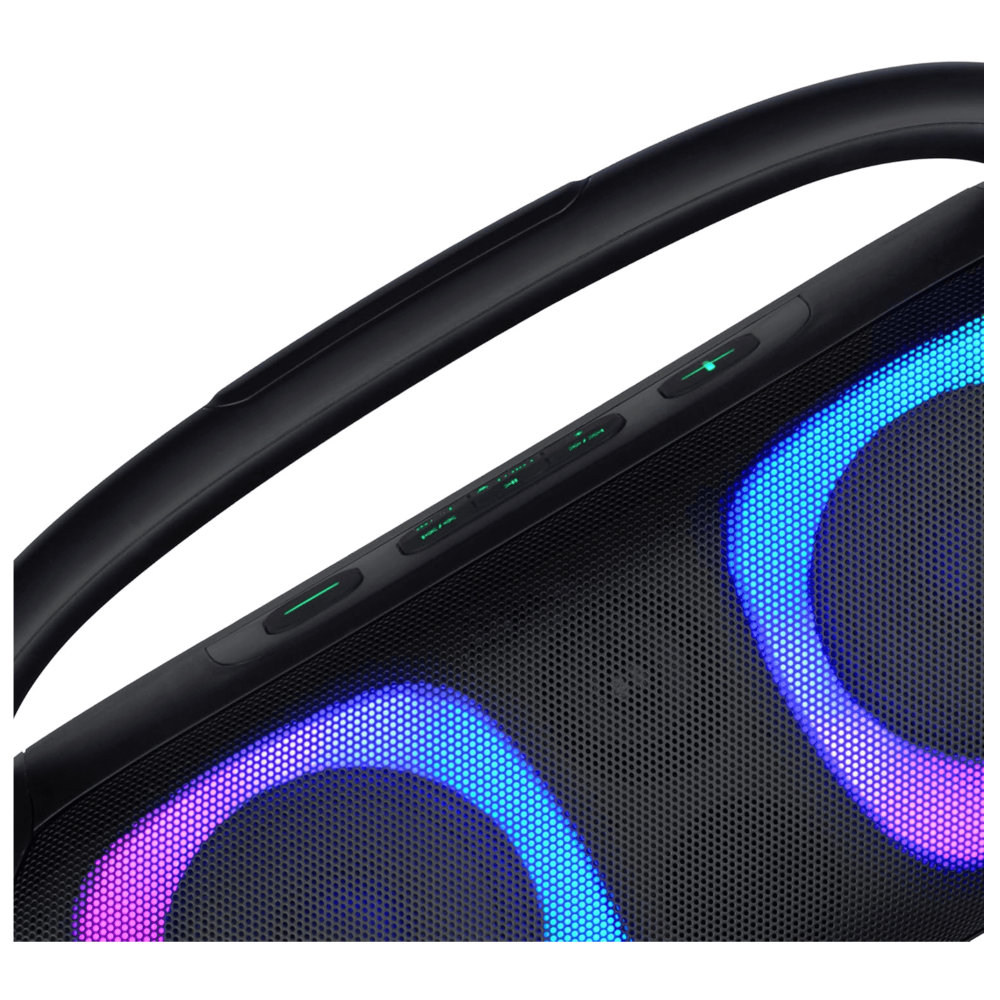 Portable Bluetooth Speaker with RGB Lights and TWS-Enhanced Stereo Sound